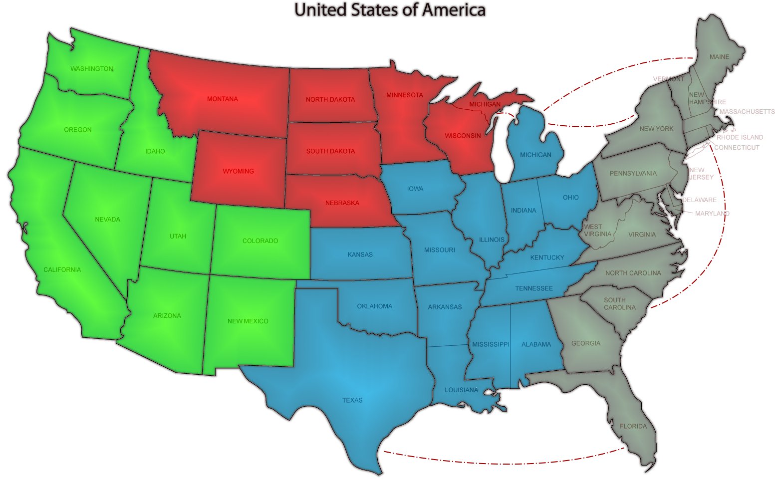 the map